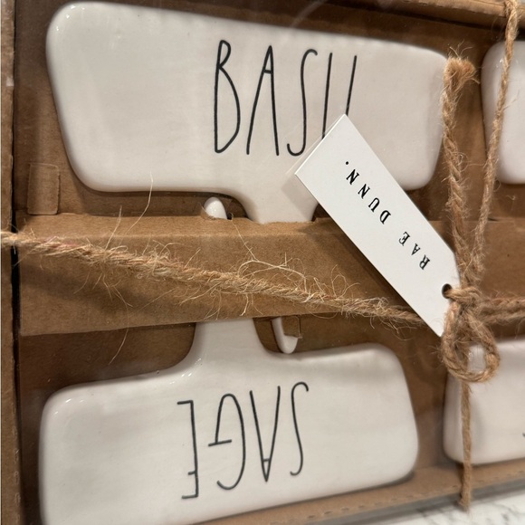 Rae Dunn White Herb Label Set - Picture 3 of 6